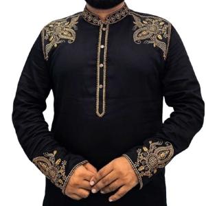 Mens fashionable high quality comfortable Panjabi 18